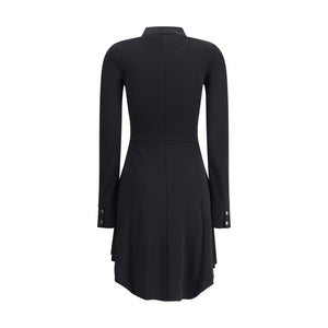 Courrèges Black Viscose Casual Dress