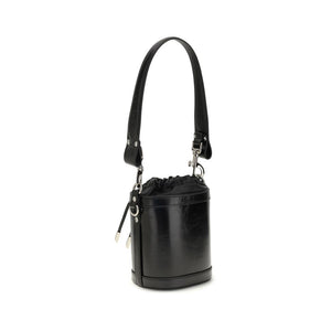 Vivienne Westwood Black Calf Leather Bos Taurus Backet Bag