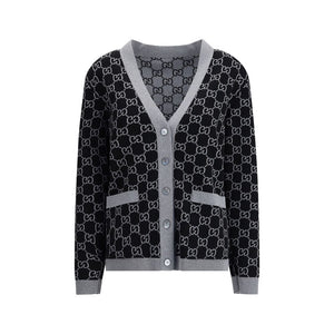 Gucci Black Wool Cardigan