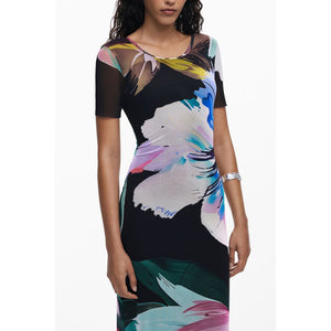 Desigual Black Polyester Women Dress