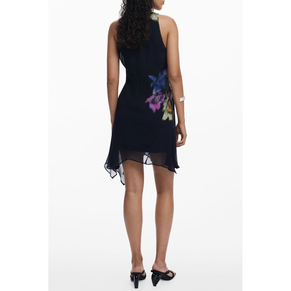Desigual Black Polyester Women Dress
