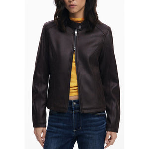 Desigual Brown Polyester Women's Jacket