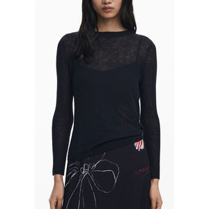 Desigual Black Polyester Women Dress