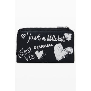 Desigual Black Polyethylene Wallet