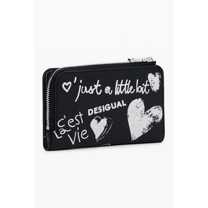 Desigual Black Polyethylene Wallet