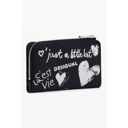 Desigual Black Polyethylene Wallet