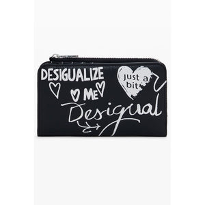 Desigual Black Polyethylene Wallet