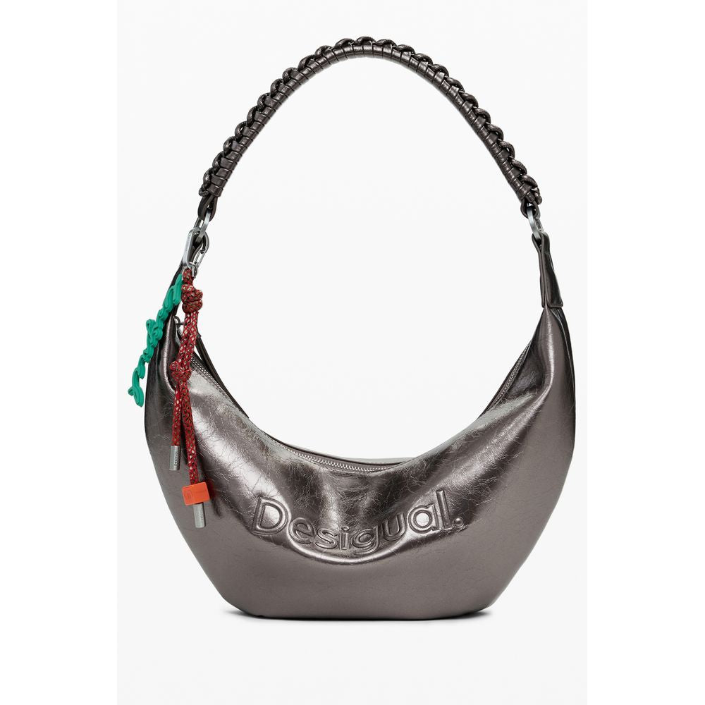 Desigual Bronze Polyethylene Women Handbag