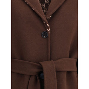 Gucci Brown Wool Coat