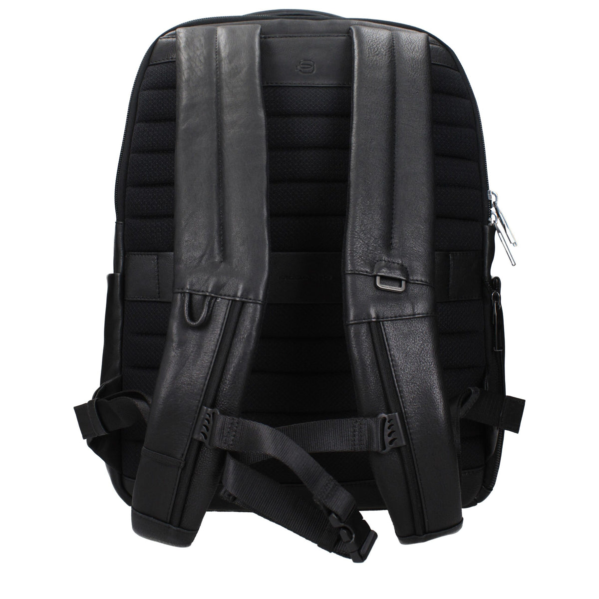 Piquadro Black Leather Backpack