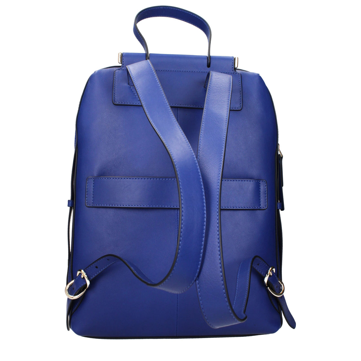 Piquadro Blue Leather Backpack