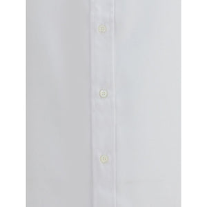 Brunello Cucinelli White Cotton Dress Shirt
