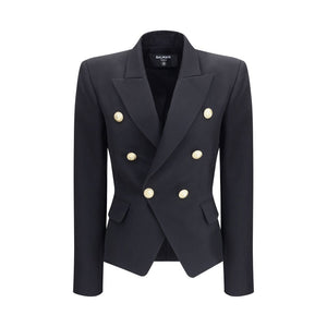Balmain Black Wool Blazer