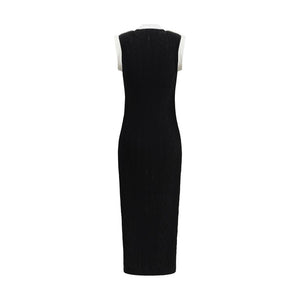Balmain Black Viscose Casual Dress