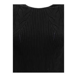 Balmain Black Viscose Casual Dress