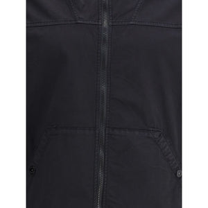 Stone Island Black Cotton Shell Jacket