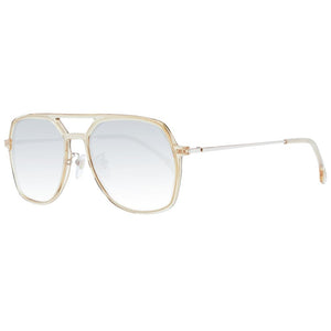 Lozza Beige Acetate & Plastic Sunglasses