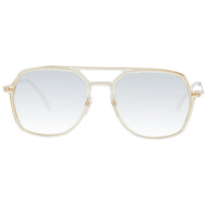 Lozza Beige Acetate & Plastic Sunglasses