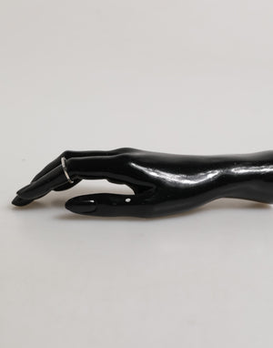 Nialaya Sterling Silver 925 Band Pave CZ Crystal Eternity Ring