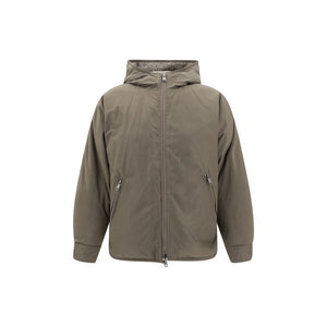 Brunello Cucinelli Brown Fleece Wool Coat