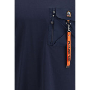 Parajumpers Blue Cotton T-Shirt