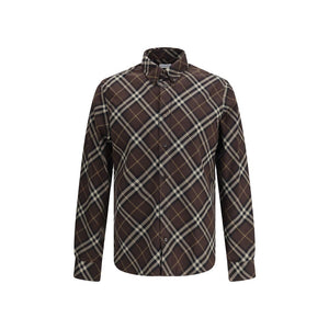 Burberry Brown Cotton Pattern Shirt