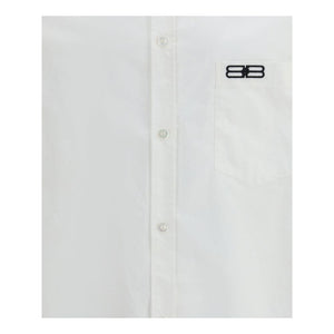 Balenciaga White Cotton Dress Shirt