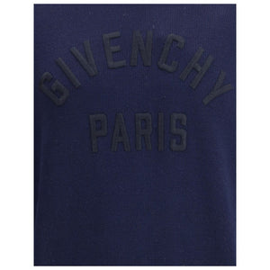 Givenchy Blue Cotton Sweatshirt