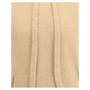 Laneus Beige Cashmere Hoodie
