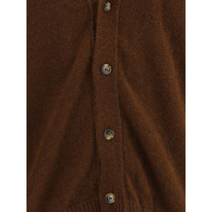 Laneus Brown Cashmere Cardigan