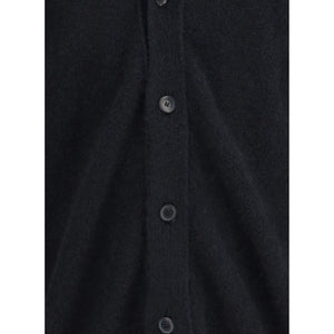Laneus Black Cashmere Cardigan