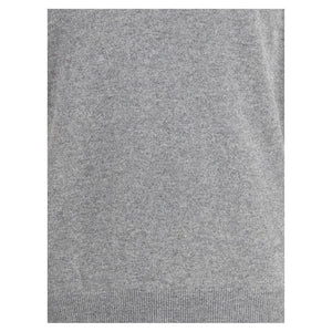 Brunello Cucinelli Gray Cashmere Cashmere Sweater