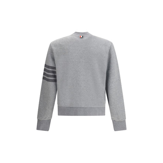 Thom Browne Gray Cotton Sweatshirt