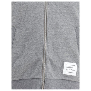 Thom Browne Gray Cotton Sweatshirt
