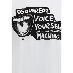 Dsquared² White Cotton T-Shirt