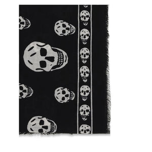 Alexander McQueen Black Modal Scarf