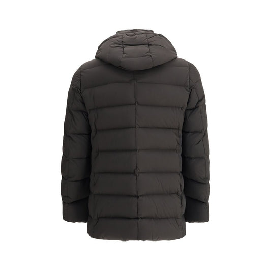 MooRER Black Polyamide Coat