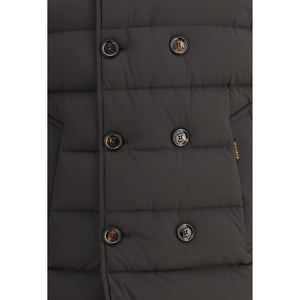 MooRER Black Polyamide Coat