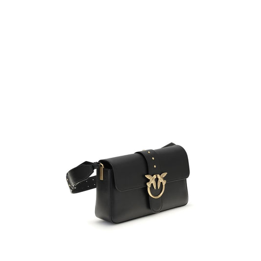 PINKO Black Calf Leather Bos Taurus Wallet