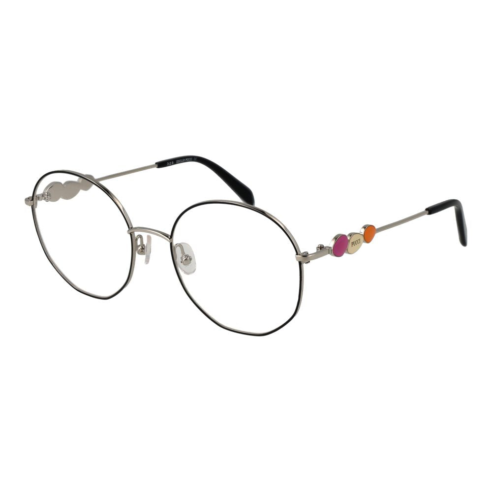 Emilio Pucci Black Metal Glasses (Frames)