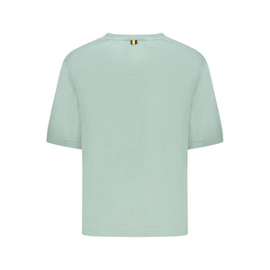 K-WAY Green Cotton Women T-Shirt