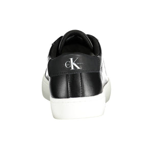 Calvin Klein Black Leather Men Sneaker