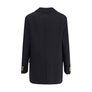 Versace Black Cashmere Coat