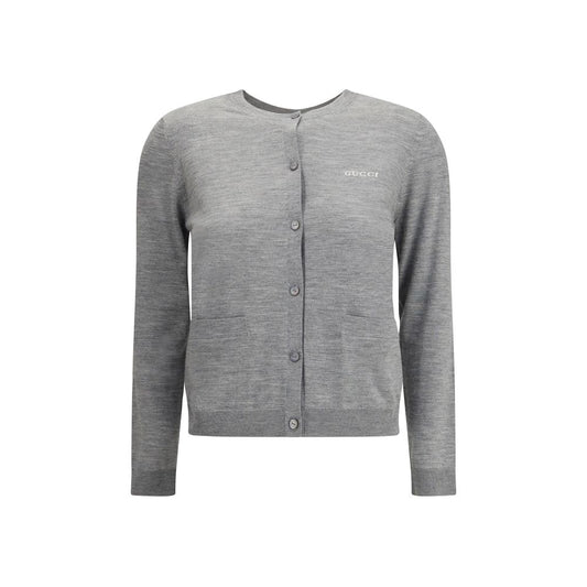 Gucci Gray Cashmere Cardigan