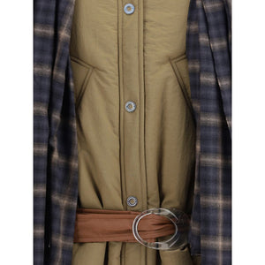 MARBELL Brown Polyamide Full-Length Jacket