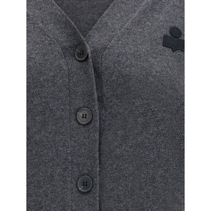 Marant Etoile Gray Cotton Cardigan