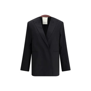 Di Stavnitser Black Polyester Blazer
