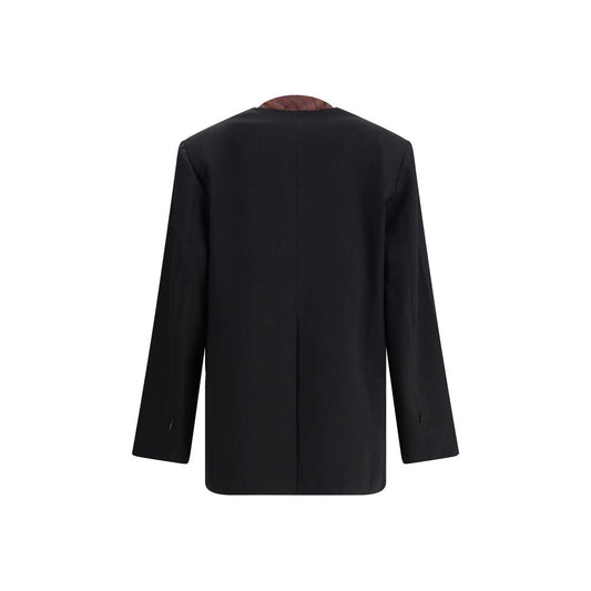 Di Stavnitser Black Polyester Blazer