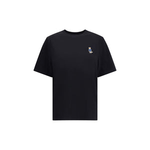 Maison Kitsuné Black Cotton T-Shirt