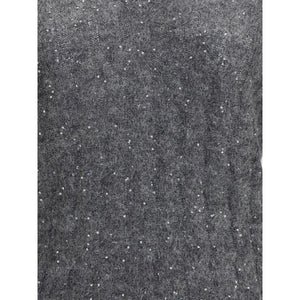 Brunello Cucinelli Gray Mohair Sweatshirt